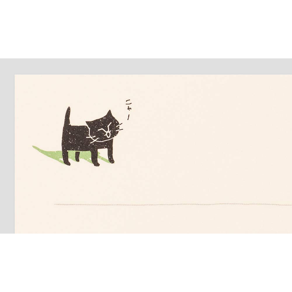 Amazon.co.jp: ミドリ レターセット えがお ねこ柄 91802542